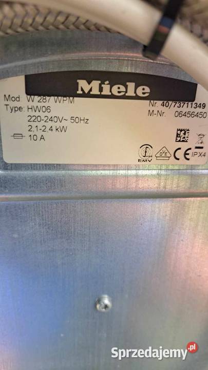 Pralka MIELE W 287 F 45 szeroka Pralki i suszarki Bronów