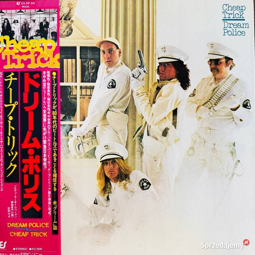 Cheap Trick Dream Police EXNM Japan Obi LP 1979