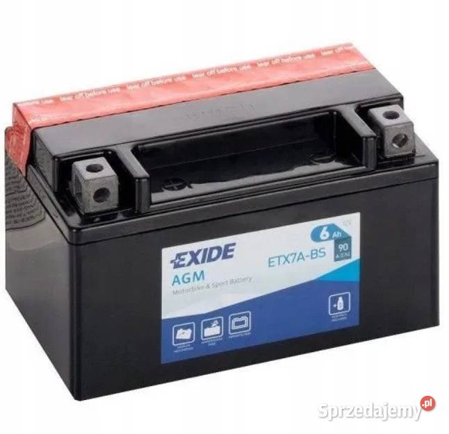 Akumulator motocyklowy EXIDE ETX7ABS YTX7ABS 12V Elbląg sprzedam