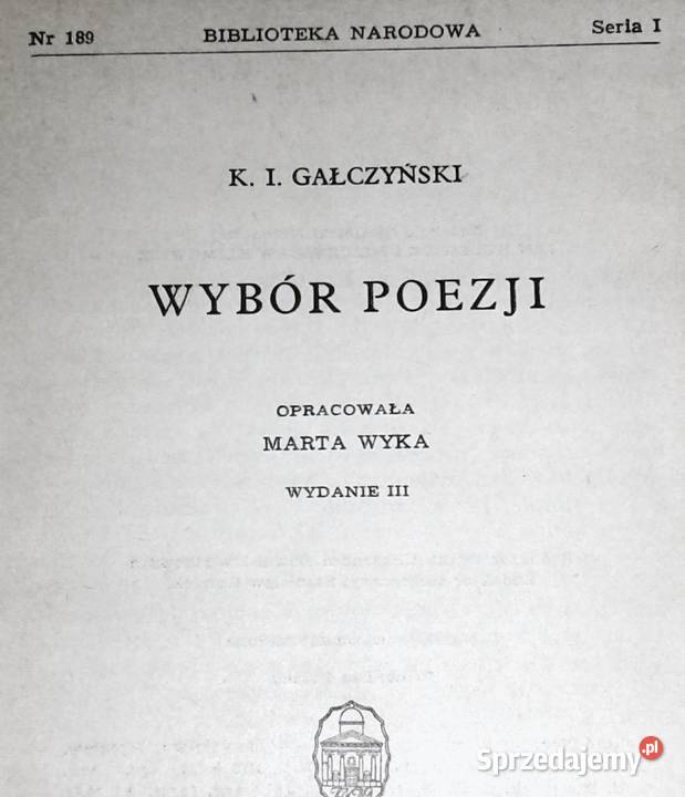 Wybór poezji Konstanty Ildefons Gałczyński Chełm