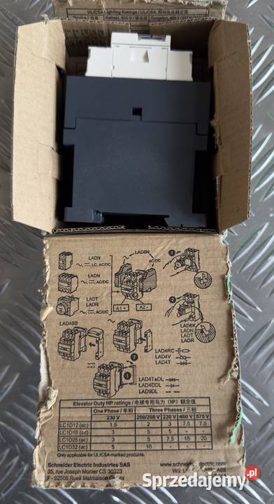 Stycznik 24V DC 9A Schneider TeSys Nowy CAD32BD Szczecin