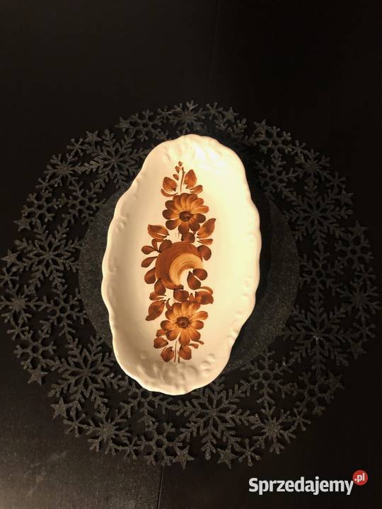 Komplet Fajansowych Naczyń Kuchennych PRL Kraków