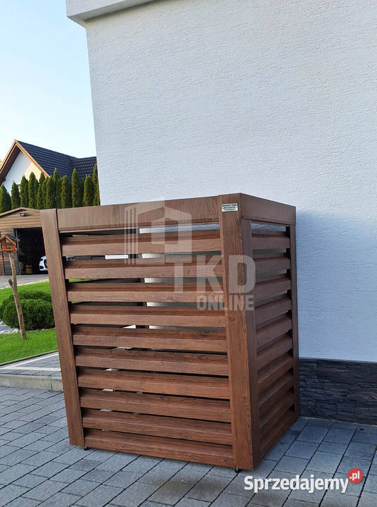 Osłona pompy ciepła 80x40x120 ciemny orzech Ciechanów sprzedam