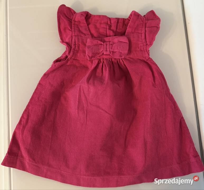 Sukienka sztruksowa dziewczynki dziewczynka
