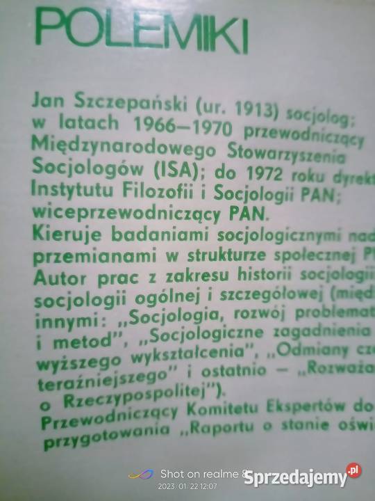 Refleksje oświatą Szczepański książki księgarnia mazowieckie Warszawa