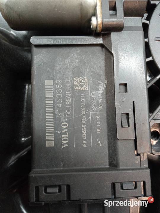 MECHANIZM SZYBY LEWY TYŁ SEDAN 31378594 Volvo sprzedam
