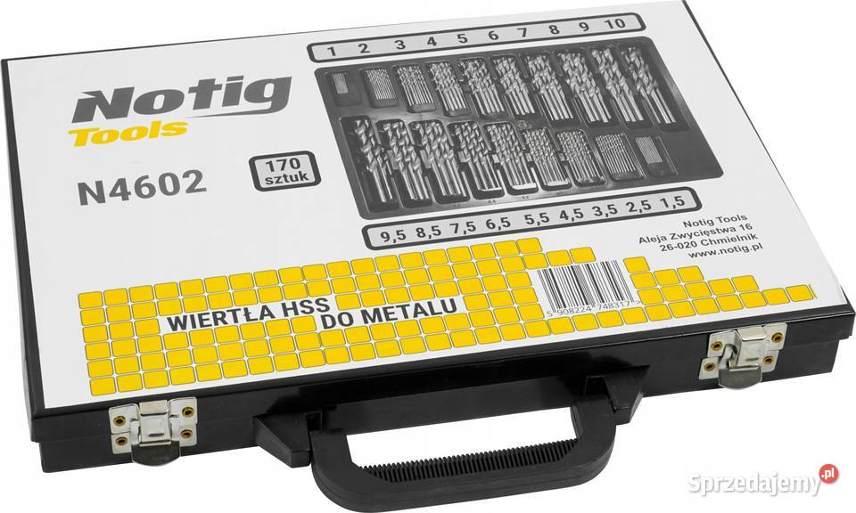 WIERTŁA DO METALU STALI ZESTAW WIERTEŁ 110mm Chmielnik