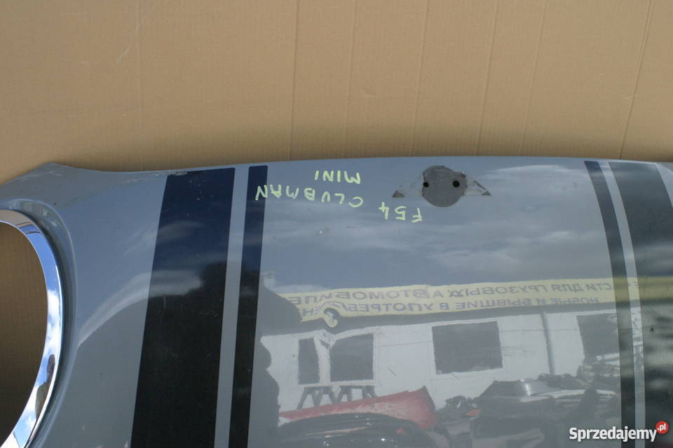 MINI CLUBMAN F54 MASKA PRZÓD POKRYWA SILNIKA dostawcze Bieleń