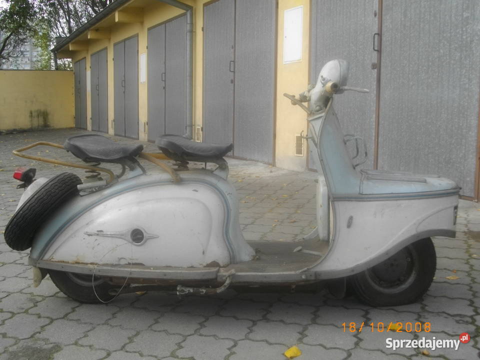 peugeot 157b zabytkowy skuter wielkopolskie Mrowino