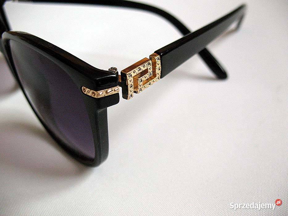 Okulary słoneczne e stylu Gucci czarne mazowieckie Siedlce