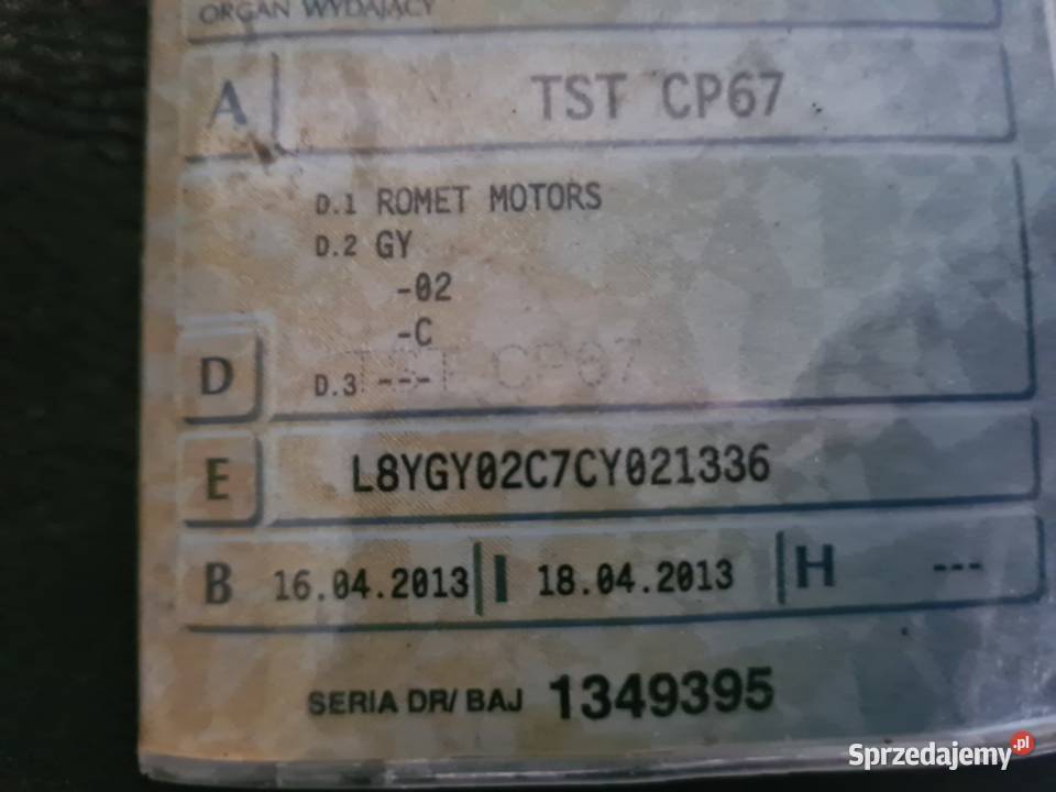 Romet Router Metro City 50 pierwszy właściciel świętokrzyskie Lubienia