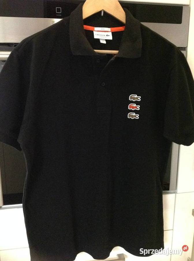 Koszulka Polo Czarna LACOSTE M Unisex NOWA Rozmiar M lubuskie Nowa Sól sprzedam