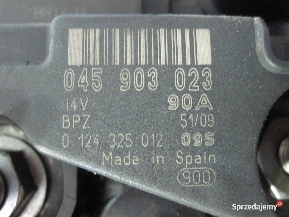 FABIA POLO IV 9N 14 TDI 70 07r alternator Układ elektryczny silnika Kielce