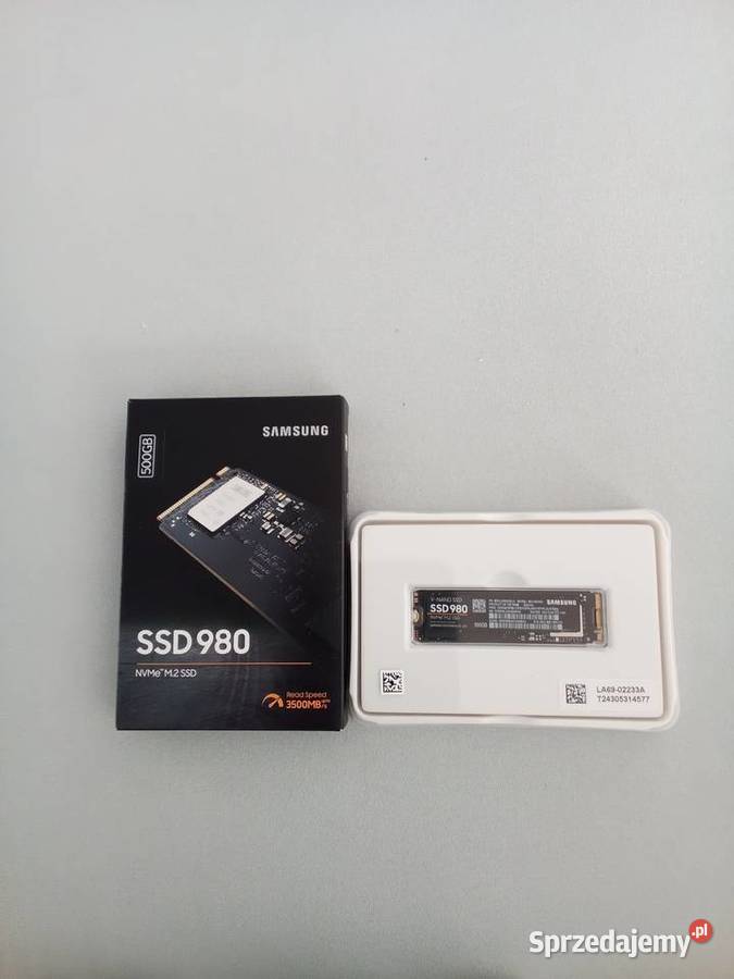 Dysk SSD Samsung 980 NVMe M2 500GB małopolskie Chełmiec