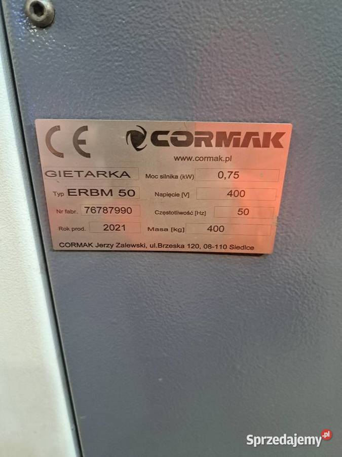 Giętarka walcarka do rur I profili warmińsko-mazurskie Olsztyn