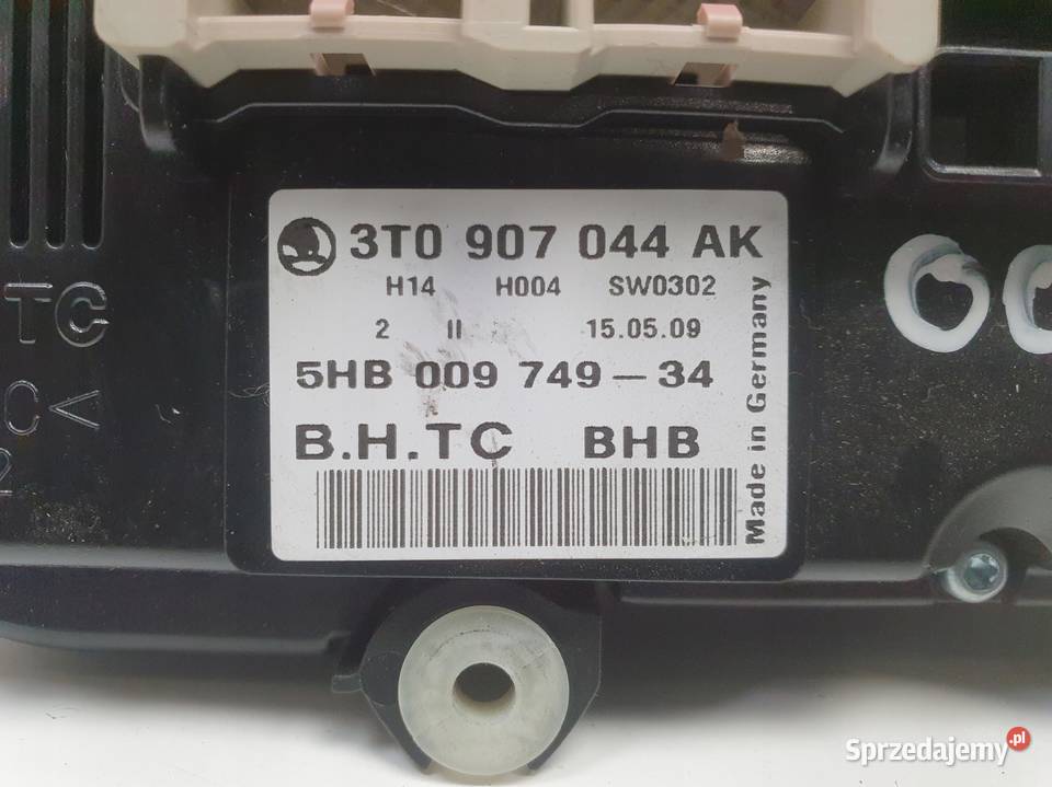 PANEL KLIMATYZACJI Skoda Octavia II lift lubelskie Chełm