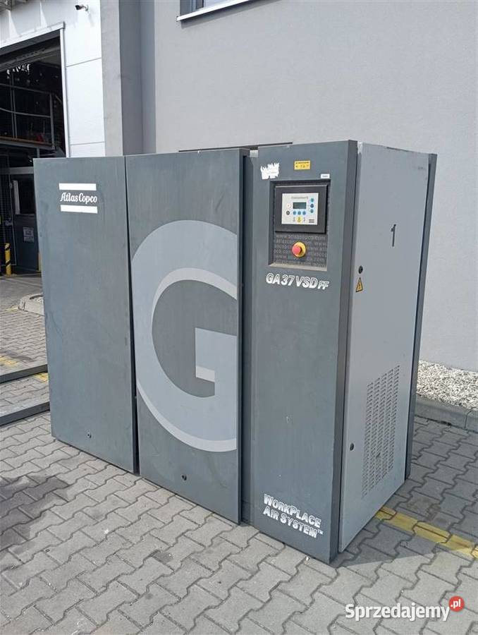 Sprężarka śrubowa kompresor ATLAS COPCO GA37 Kompresory