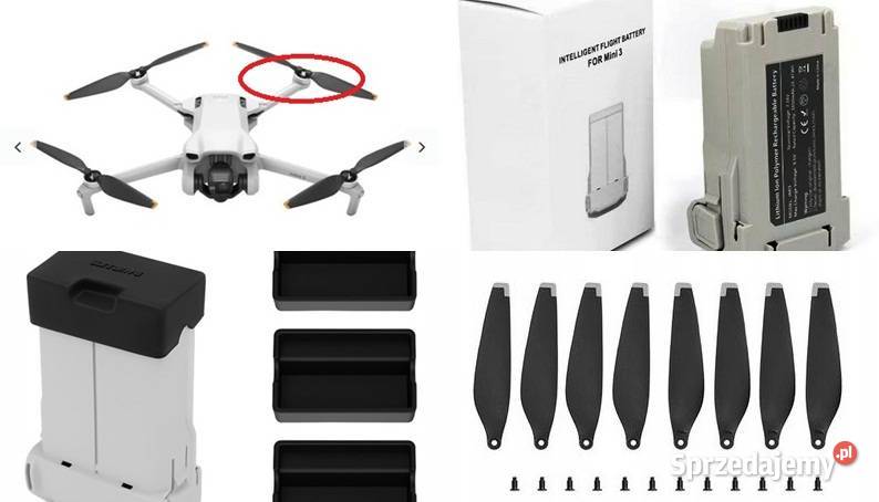 Zestaw Komplet Oryginalne Śmigła Dron DJI Mavic śląskie Sosnowiec sprzedam