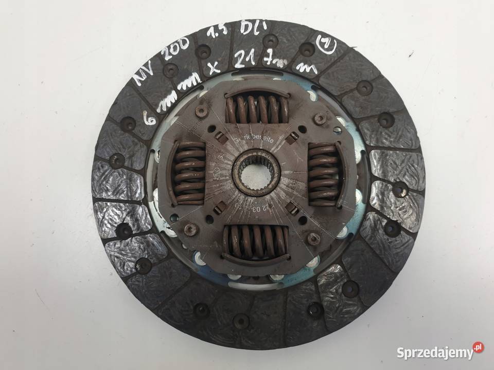 Nissan NV200 15 DCi TARCZA DOCISK sprzęgło