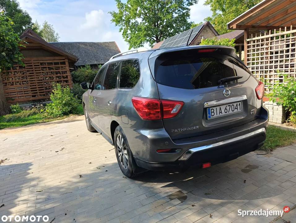 Nissan Pathfinder 7os 4x4 zamiana na mniejszy Rok produkcji 2017 Pathfinder podlaskie Juchnowiec Kościelny
