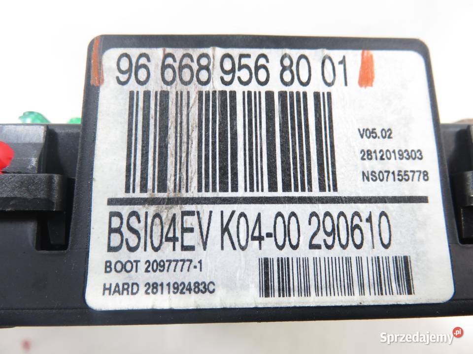 BSI CITROEN C4 Picasso I UD 16 HDi 9HZ