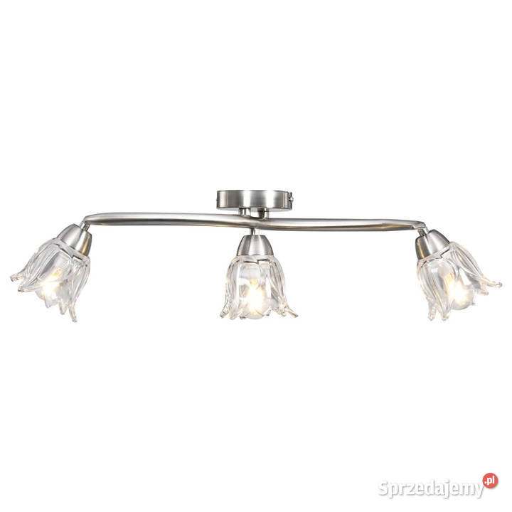 Lampa sufitowa ze szklanymi kloszami na 3 Warszawa