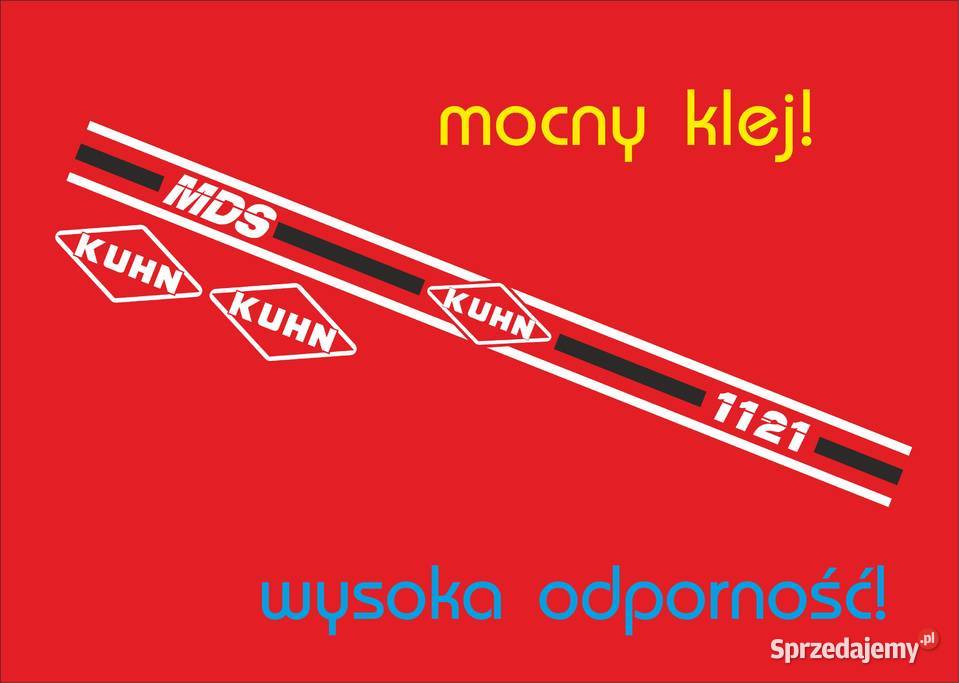 Naklejki kuhn mds 1121 zamiennik