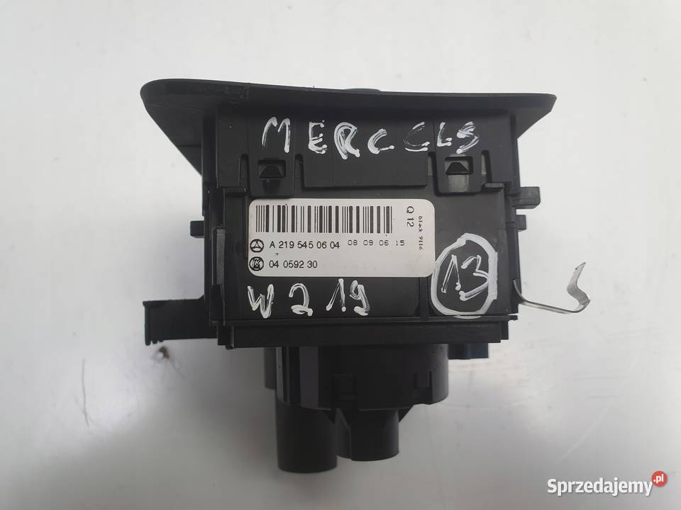 Mercedes CLS I C219 W219 PRZEŁĄCZNIK ŚWIATEŁ Panele sterowania, przełączniki