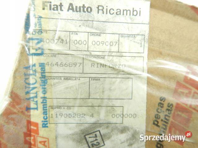 WZMOCNIENIE FOTELA PRAWY FIAT PALIO 0204 osobowe