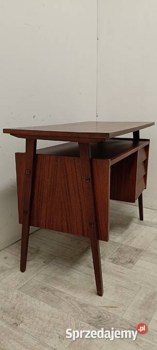 biurko prl Koronowo design stare machoń Puchała Radomsko
