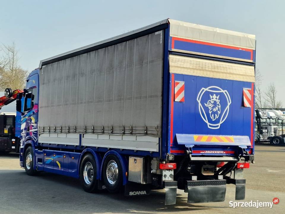 Burto firanka Scania z przyczepa Napęd tylna oś