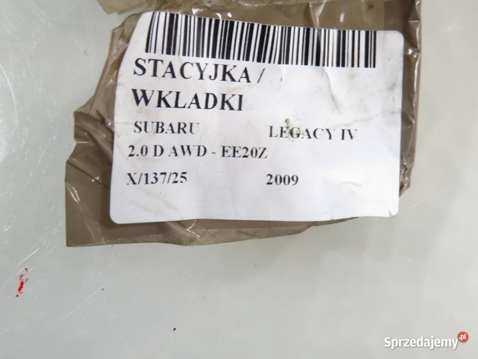 STACYJKA WKŁADKI SUBARU LEGACY IV 88215AG000 sprzedam
