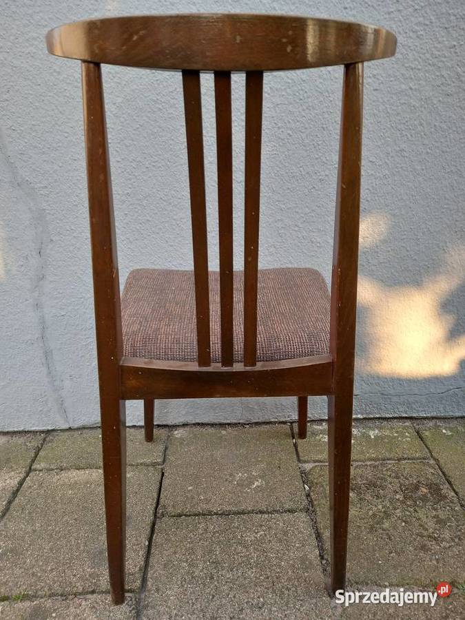 Stare krzesła prl proj Zieliński vintage Rawicz