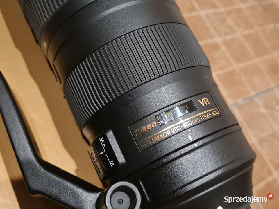 Obiektyw nikon Nikkor 200500mm f56 E AFS ED VR Obiektywy śląskie Katowice