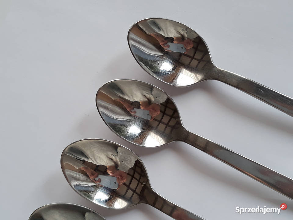 Łyżeczki do herbaty 2 RÓŻE Gerlach sztućce PRL