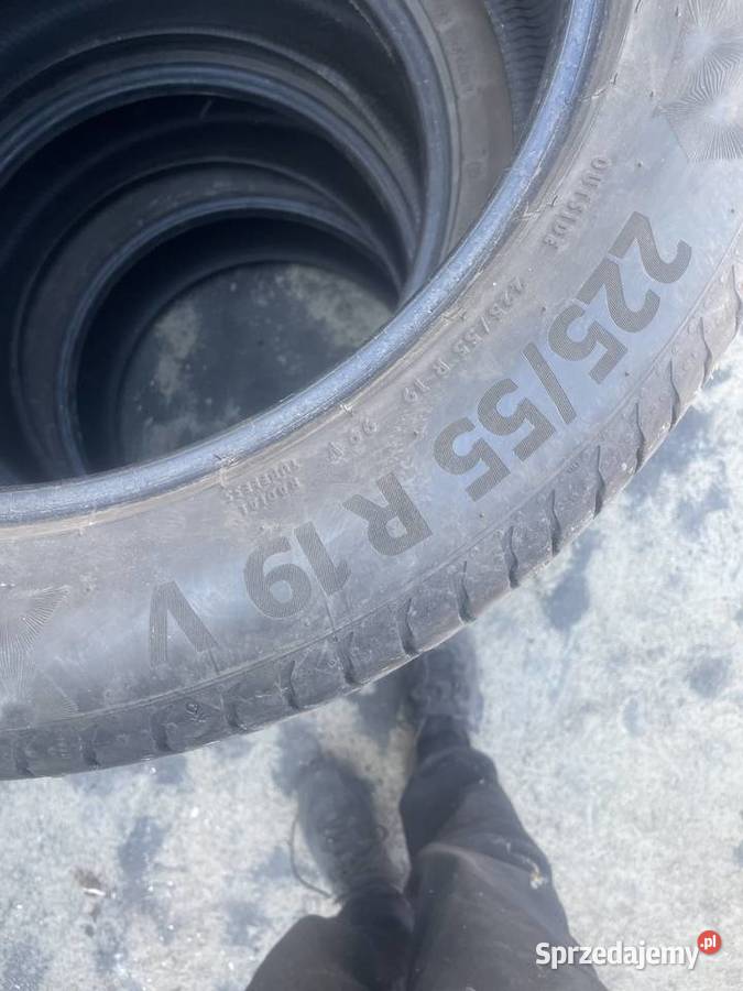 Opony 22555r19 Continental letnie 22555 komplet Samochodowe kujawsko-pomorskie Bydgoszcz