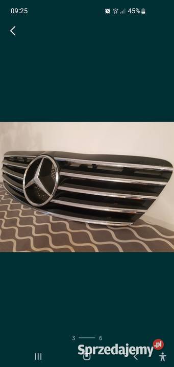 Grill Atrapa chłodnicy Mercedes E W211 mazowieckie Mrozy