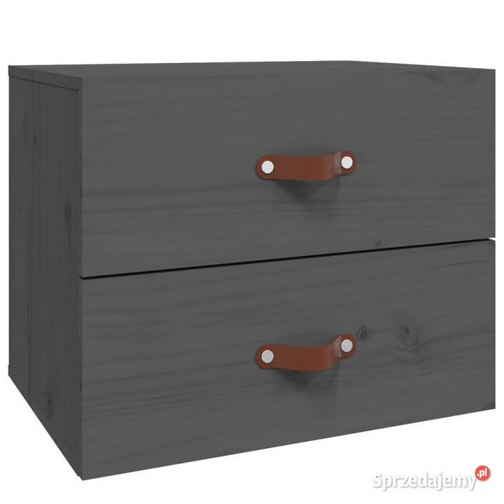Szafka nocna wisząca 50x36x40 szara WM820980