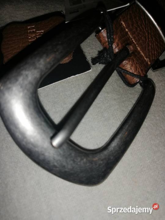 House NOWY z metką SKÓRZANY pasek Z metalową wielkopolskie Leszno