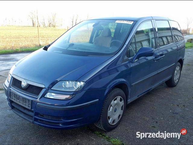 FIAT Ulysse 20 JTD Emotion minivan z Niemiec uszkodzony