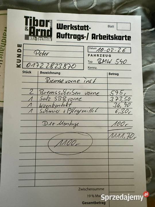 Bmw 540 d Głogów Małopolski sprzedam