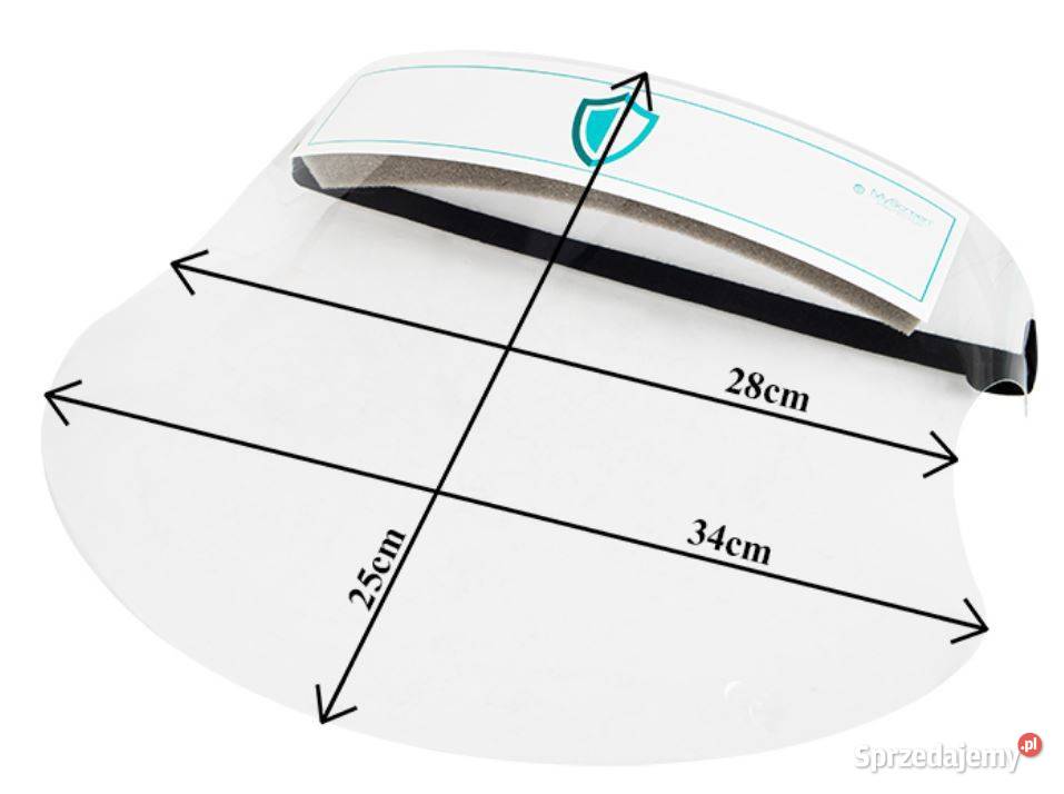 PRZYŁBICA OCHRONNA OSŁONA NA TWARZ MASKA Białystok