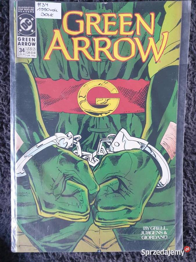 Green Arrow zestaw 9 komiksów DC USA 19901993 Gdynia