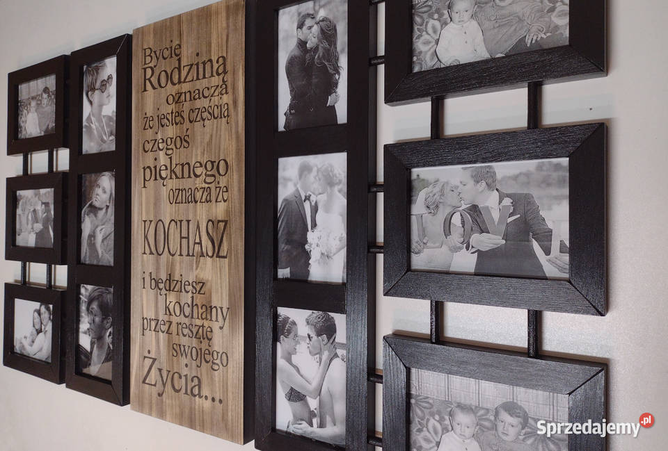 Multirama z drewna zestaw Ramek na zdjęcia 13x18 Warszawa