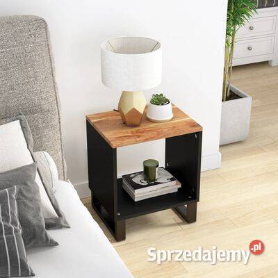 Stolik kawowy 40x31x46 drewno i materiał Warszawa sprzedam