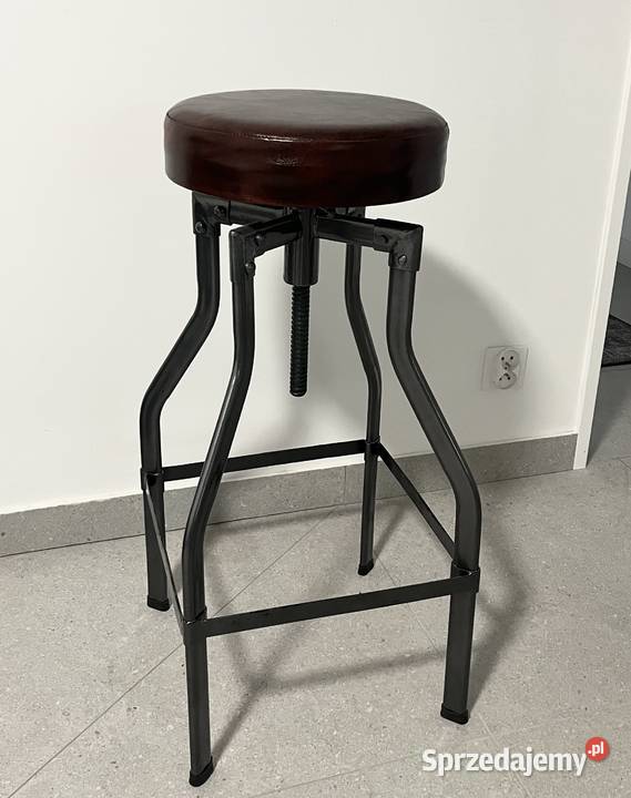 Hoker loft industrialny obrotowy stołek barowy Stołki i taborety sprzedam