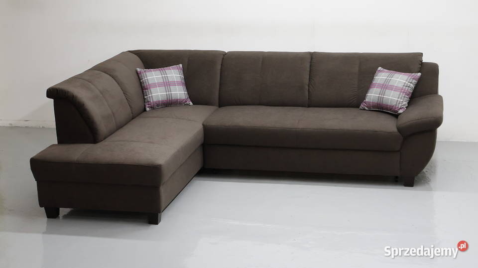 THA DESIGN NAROŻNIK funkcja spania kanapa 252cm Dom i Ogród wielkopolskie Poznań