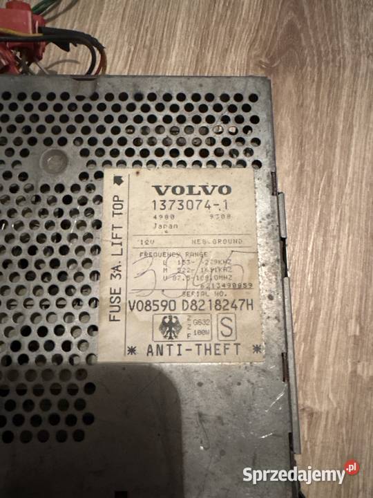 Radio Volvo CR606 podlaskie