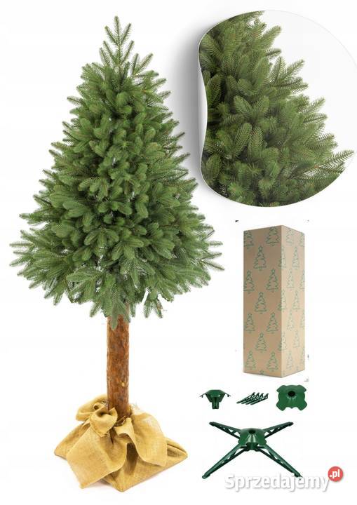 Choinka sztuczna Świerk RealTree 3D na PNIU 180 zielony Koziegłowy