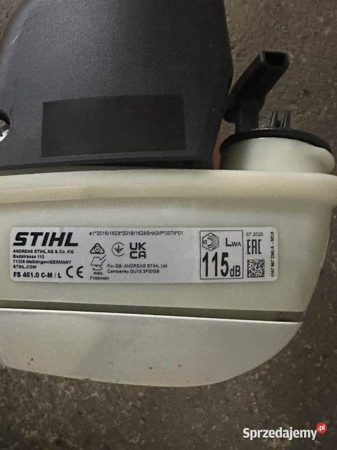 Sprzedam kosę spalinową Sthil 461c łódzkie Łódź
